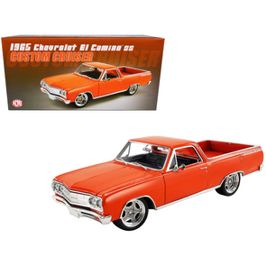 1965 Chevrolet El Camino SS "Custom Cruiser" Orange Metallic 1/18 Diecast