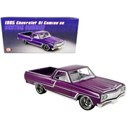 1965-chevrolet-el-camino-ss-custom-cruiser-purple-metallic-with-white-graphics-1-18-diecast