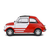 1965 Fiat 500 L Red and White with Red Interior "Robe Di Kappa" 1/18 Diecast Model Car by Solido