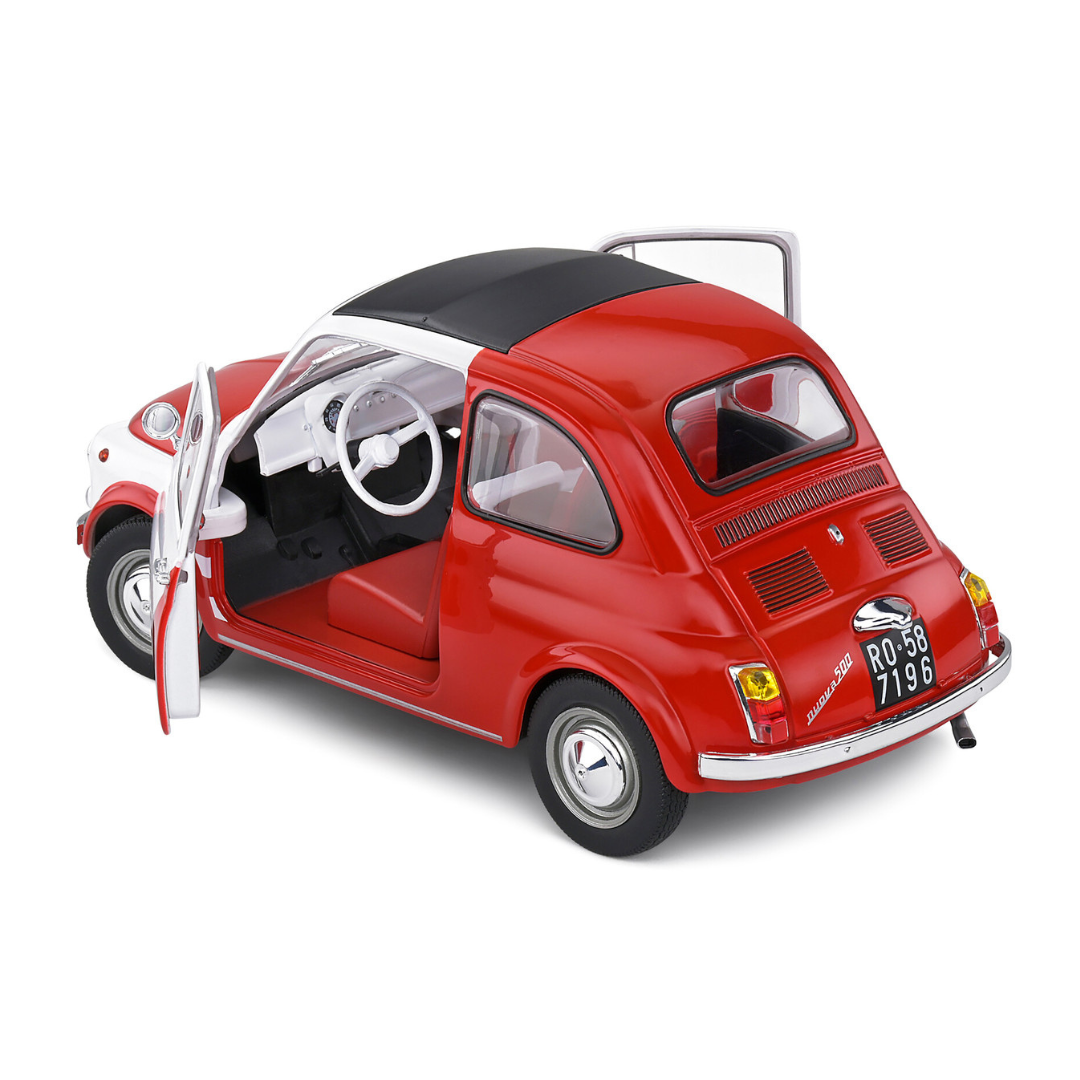 1965-fiat-500-l-red-and-white-with-red-interior-robe-di-kappa-1-18-diecast-model-car-by-solido