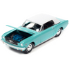 1965 Ford Mustang Light Blue James Bond 007 "Thunderball" 1/64 Diecast Model Car by Johnny Lightning