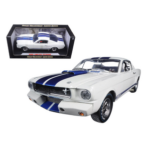 1965 Ford Mustang Shelby GT350R and Carroll Shelby's Signature on the Roof 1/18 Diecast