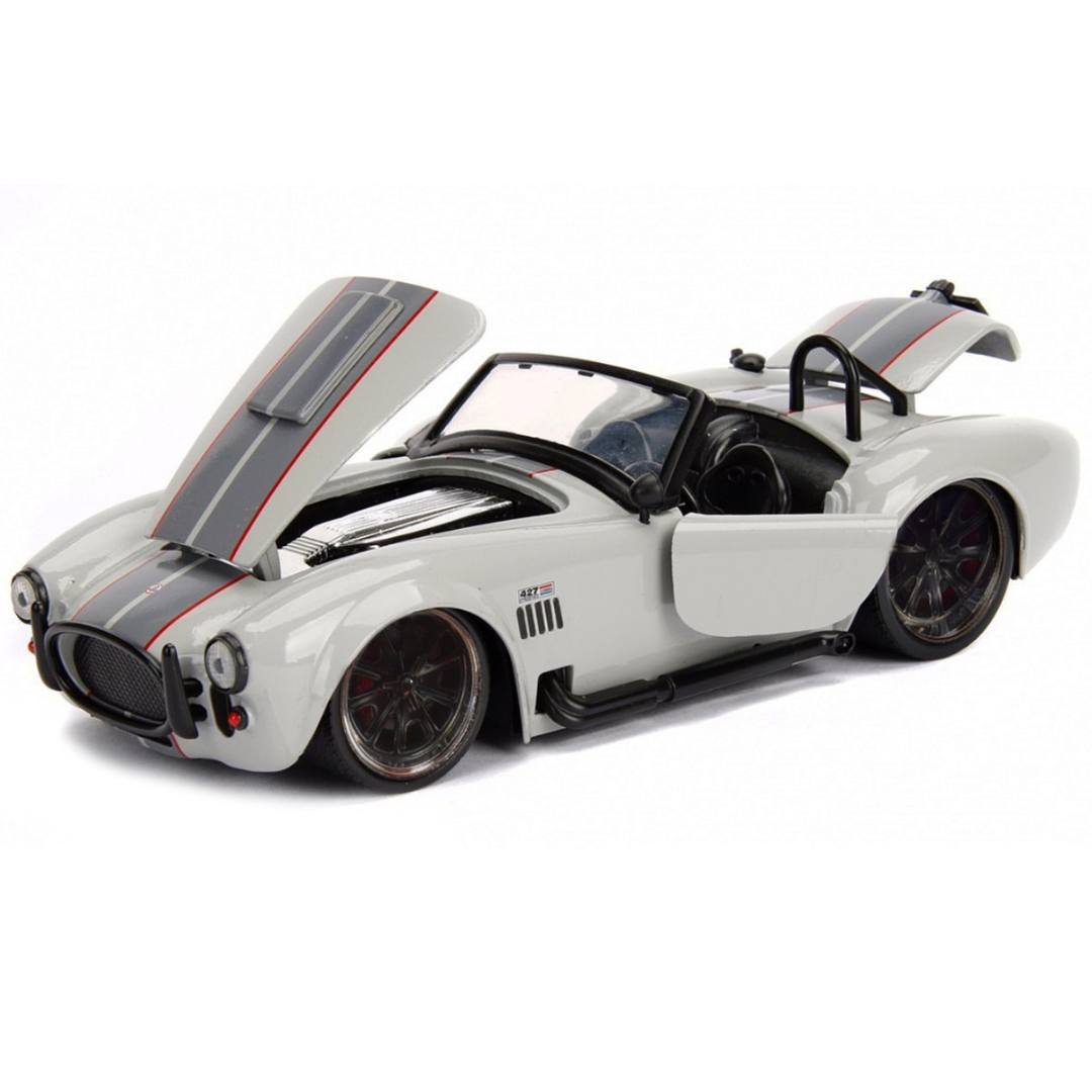 1965-shelby-cobra-427-s-c-grey-1-24-diecast-model-car-by-jada