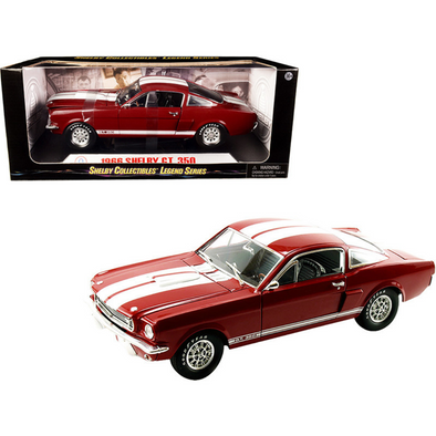 1966 Ford Mustang Shelby GT 350 "Legend Series" 1/18 Diecast Model Car by Shelby Collectibles