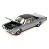 1966 Oldsmobile 442 Silver Mist Metallic 1/64 Diecast Model Car by Auto World