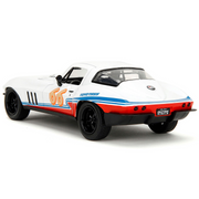 1966-chevrolet-corvette-66-racing-spirit-white-with-graphics-bigtime-muscle-series-1-24-diecast-model-car