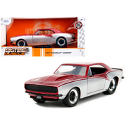 1967-camaro-candy-red-bigtime-muscle-1-24-diecast-model-car-by-jada