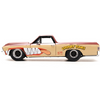 1967 Chevrolet El Camino Tasmanian Devil (Taz) Diecast Figure "Looney Tunes" "Hollywood Rides" Series 1/24 Diecast Model Car