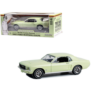 1967 Ford Mustang Coupe Limelite Green Metallic "She Country Special" 1/18 Diecast