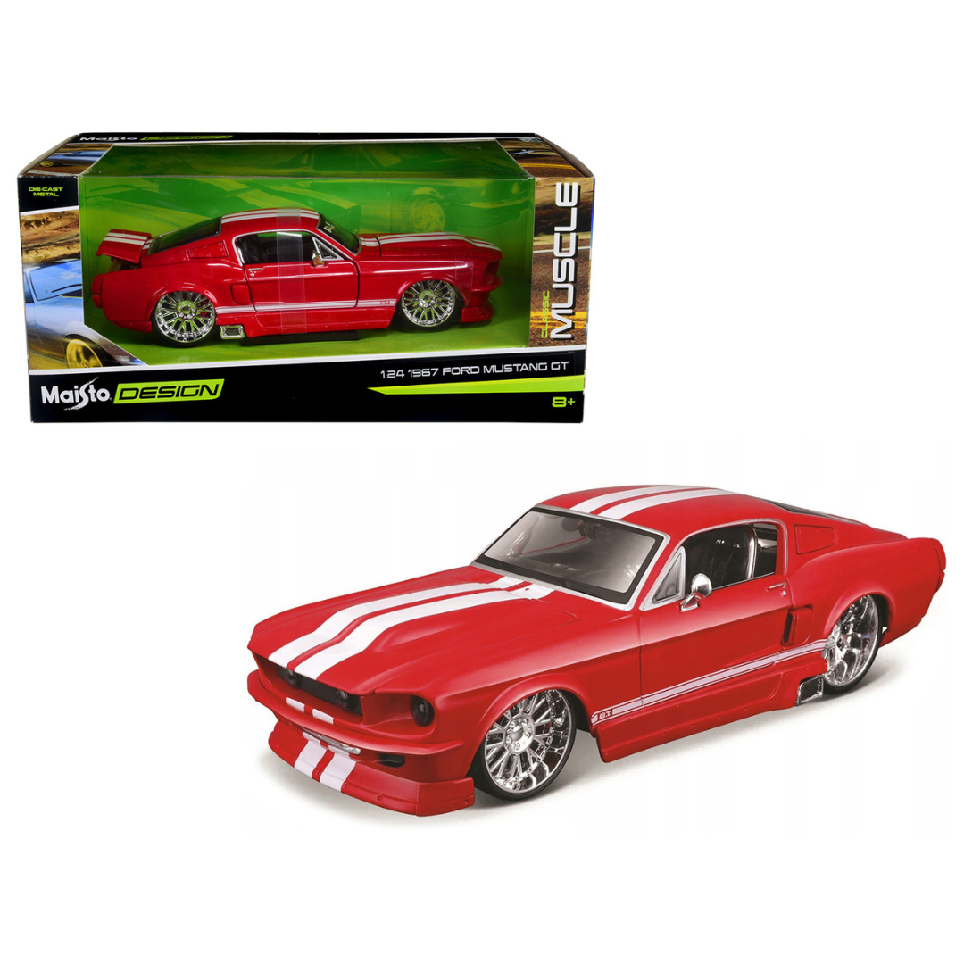 1967 Ford Mustang GT "Classic Muscle" Series 1/24 Diecast Model Car