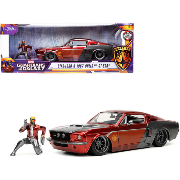 1967 Ford Mustang Shelby GT-500 "Guardians of the Galaxy" 1/24 Diecast Model Car by Jada