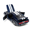 1967 Ford Mustang Shelby GT500 Dark Blue Metallic 1/24 Diecast Model Car by Jada