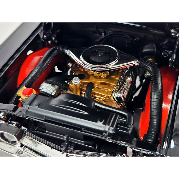 1967 Oldsmobile 442 W-30 Ebony Black 1/18 Diecast Model Car by ACME
