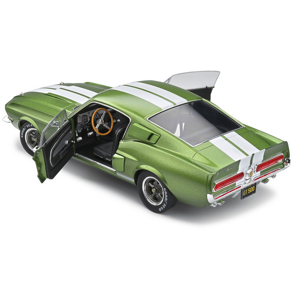 1967 Shelby GT500 Lime Green Metallic 1/18 Diecast Model Car by Solido