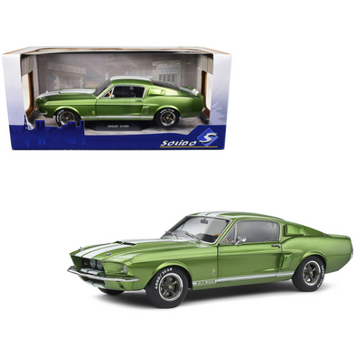 1967 Shelby GT500 Lime Green Metallic 1/18 Diecast Model Car by Solido