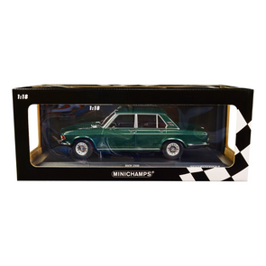1968 BMW 2500 Green Metallic Limited Edition to 504 pieces Worldwide 1/18 Diecast Model Car by Minichamps