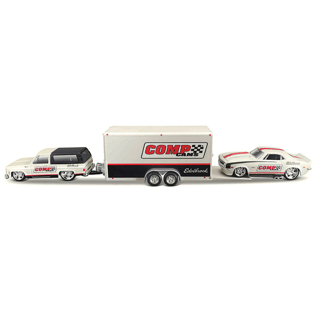 1968-camaro-and-1975-blazer-with-comp-cams-car-trailer-1-64-diecast-model-by-maisto