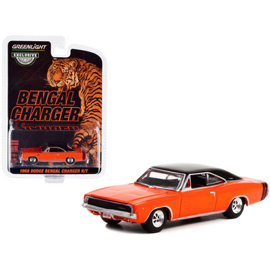 1968 Dodge Charger R/T "Bengal Charger" 1/64 Diecast Model Car by Greenlight