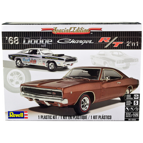 1968 Dodge Charger R/T Level 5 2-in-1 Model Kit 1/25 Scale Model by Revell