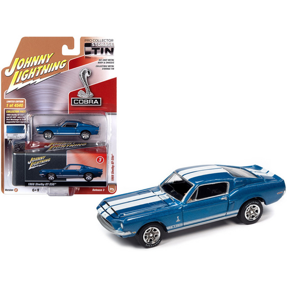 1968-ford-mustang-shelby-gt-350-acapulco-blue-metallic-and-collector-tin-1-64-diecast