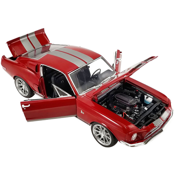 1968 Ford Mustang Shelby GT500 KR Restomod 1/18 Diecast Model Car by ACME