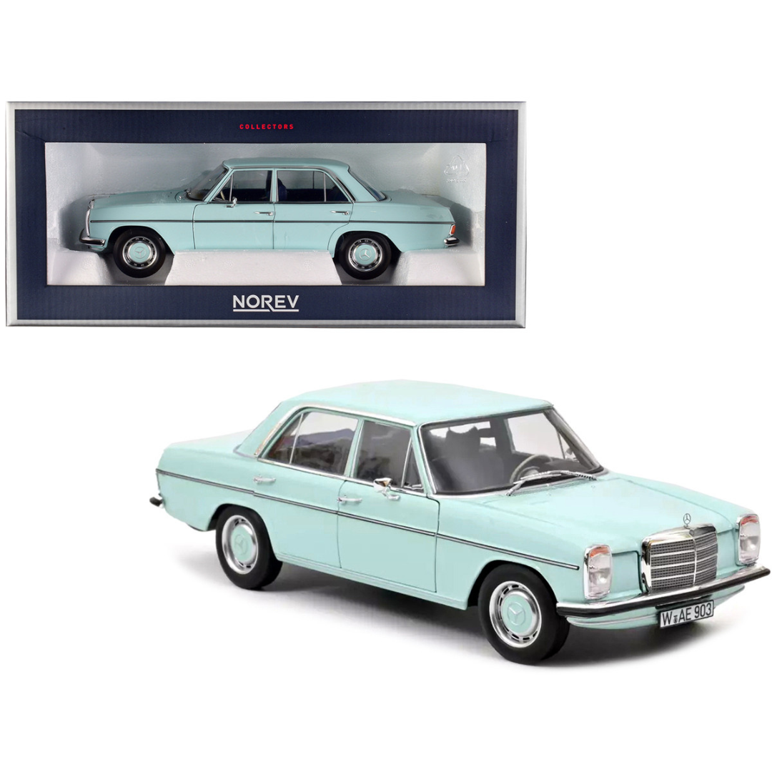 1968-mercedes-benz-200-light-blue-1-18-diecast-model-car-by-norev