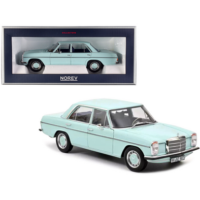 1968 Mercedes-Benz 200 Light Blue 1/18 Diecast Model Car by Norev
