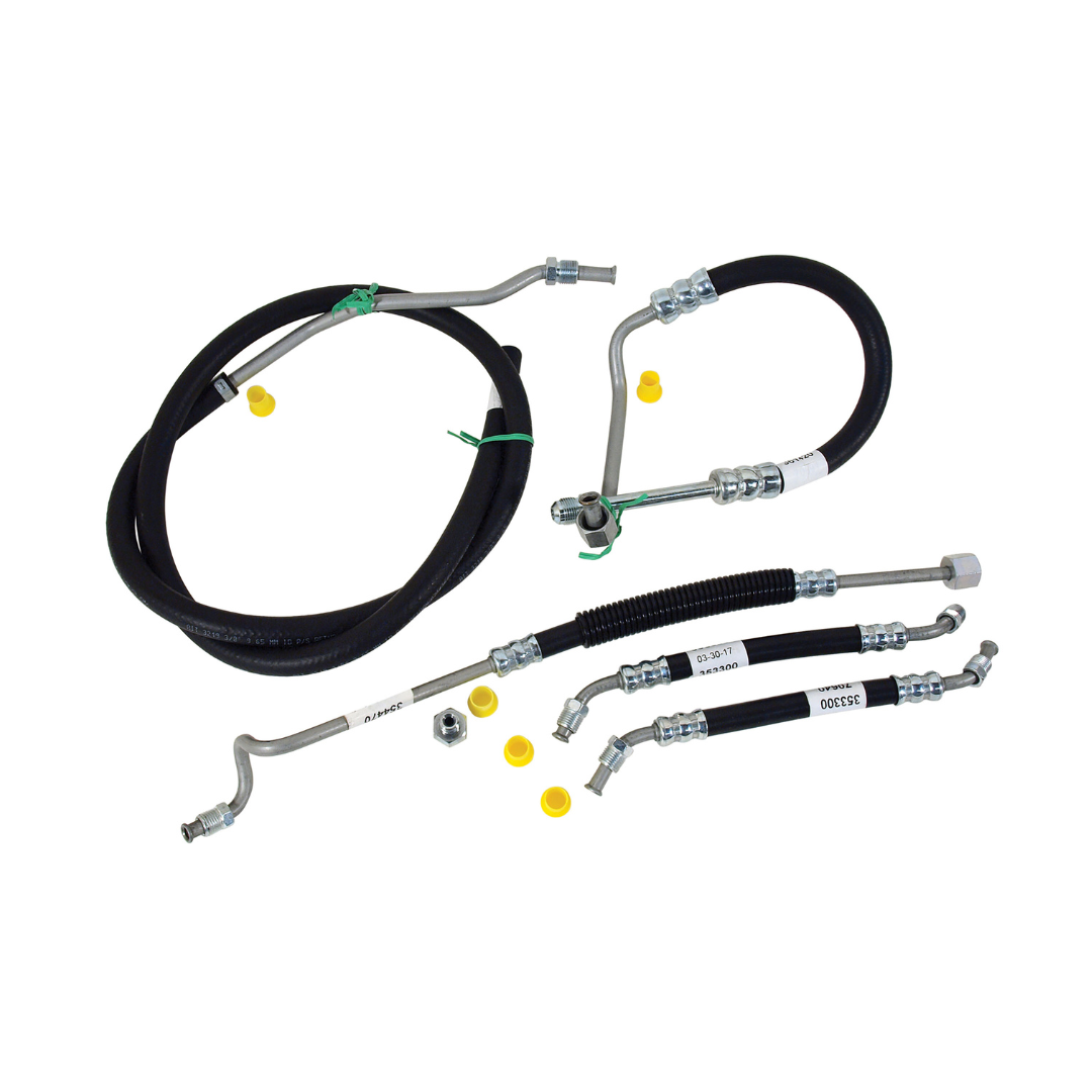 1969-1970 Mustang Power Steering Hose Kit - '69 302ci W/O Cooler, 351ci & '70 429ci - CA