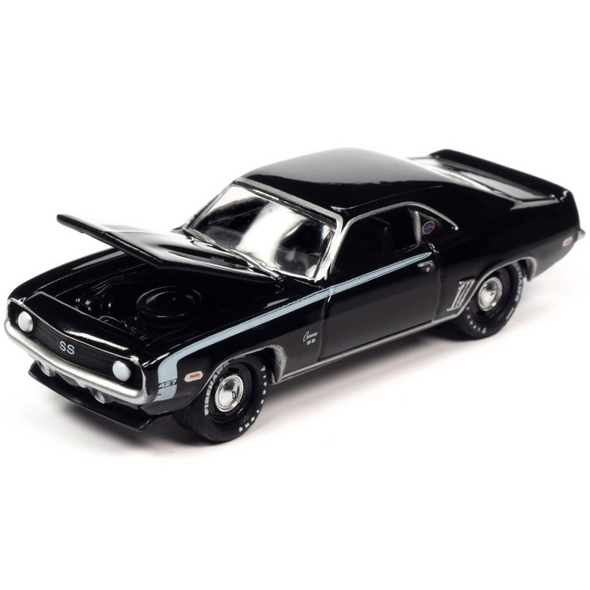 1969-chevrolet-camaro-ss-and-2013-chevrolet-camaro-zl1-convertible-nickey-chicago-set-of-2-cars-1-64-diecast-model-cars-by-johnny-lightning