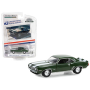 1969 Chevrolet Camaro Z/28 USPS (United States Postal Service) "2022 Pony Car Stamp Collection by Artist Tom Fritz" "Hobby Exclusive" Series 1/64 Diecast Model Car