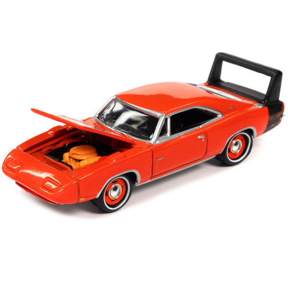 1969 Dodge Charger Daytona HEMI Orange MCACN Limited Edition 1/64 Diecast Model Car By Johnny Lightning