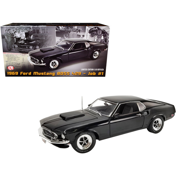 1969 Ford Mustang BOSS 429 "First Boss 429 Ever Built" 1/18 Diecast Model Car by ACME