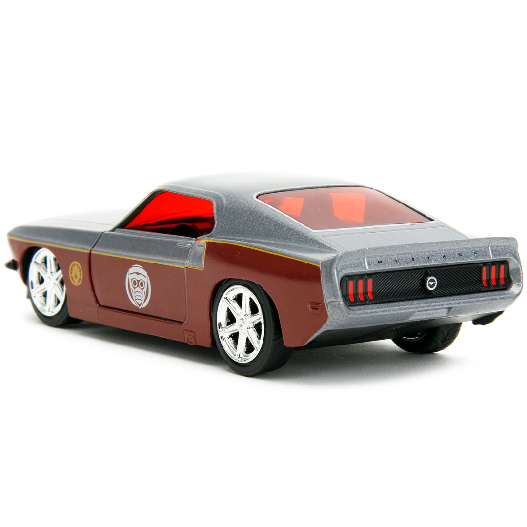 1969-ford-mustang-silver-and-star-lord-figure-marvel-guardians-of-the-galaxy-1-32-diecast