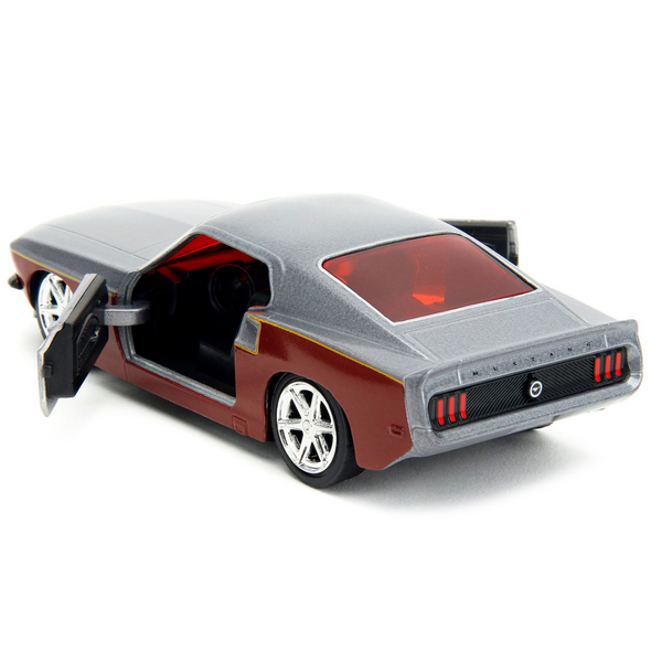 1969-ford-mustang-silver-and-star-lord-figure-marvel-guardians-of-the-galaxy-1-32-diecast