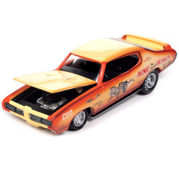 1969 Pontiac GTO "Racing Champions Mint 2023" Release 1 Limited Edition 1/64 Diecast Model Car