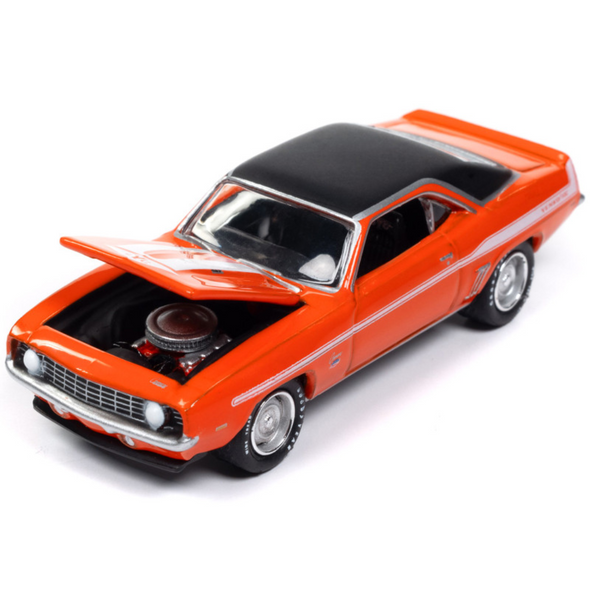 1969-chevrolet-yenko-camaro-hugger-orange-with-white-stripes-mecum-auctions-limited-edition-to-2496-pieces-worldwide-hobby-exclusive-series-1-64-diecast-model-car-by-johnny-lightning-jlsp376-classic-auto-store-online