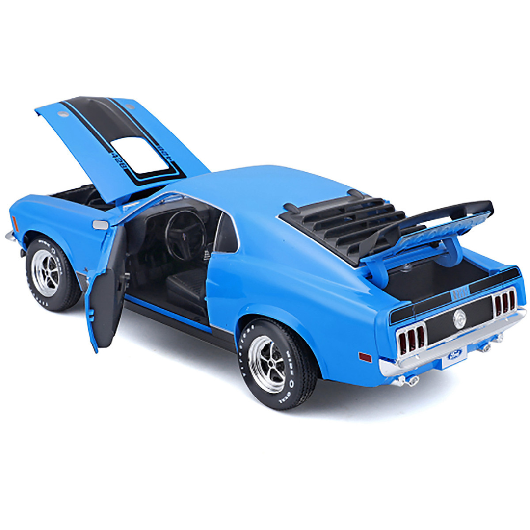 1970-ford-mustang-mach-1-428-blue-1-18-diecast-model-car-by-maisto