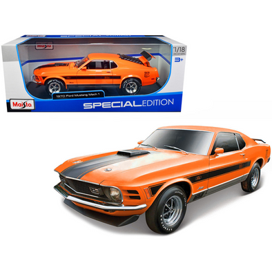 1970 Ford Mustang Mach 1 428 "Twister Special" 1/18 Diecast Model Car by Maisto