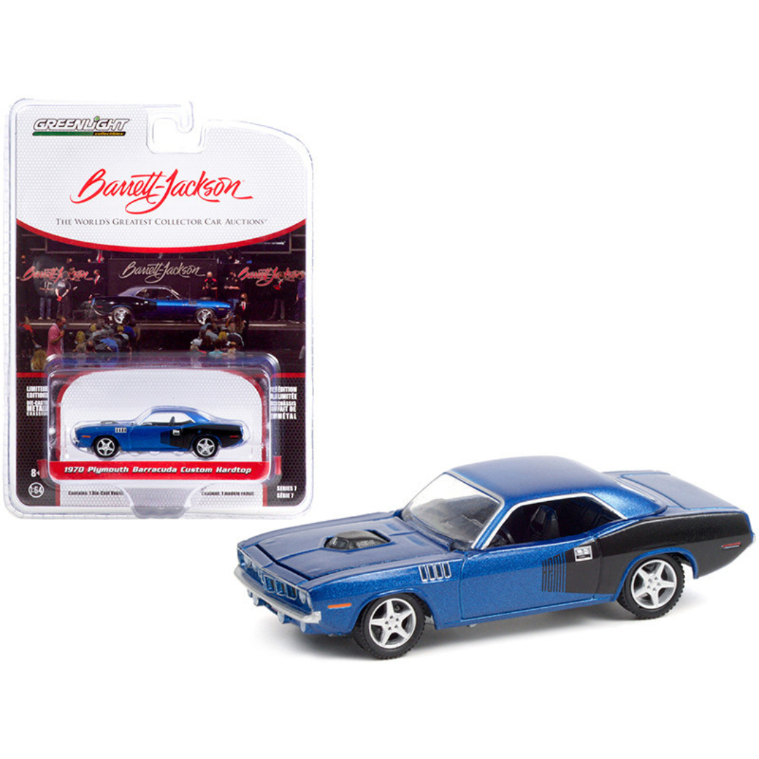 1970-plymouth-barracuda-custom-barrett-jackson-1-64-diecast-model-car-by-greenlight