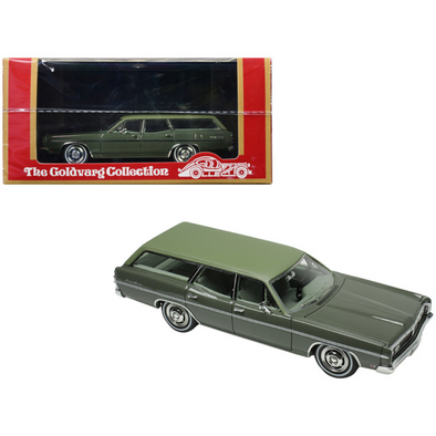 1970 Ford Galaxie Station Wagon Ivy Green with Light Green Top Limited Edition to 180 pieces Worldwide 1/43 Model Car by Goldvarg Collection