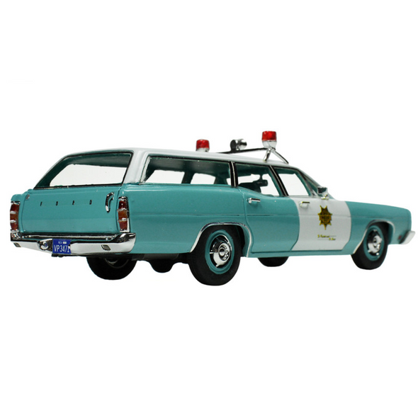 1970-ford-galaxie-station-wagon-light-blue-and-white-with-light-blue-interior-las-vegas-police-department-limited-edition-to-180-pieces-worldwide1-43-model-car-by-goldvarg-collection