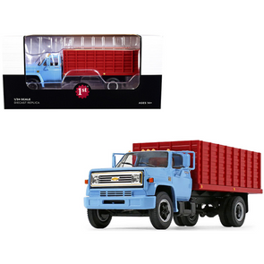 1970s-chevrolet-c65-grain-truck-with-corn-load-baby-blue-and-red-1-34-diecast-model
