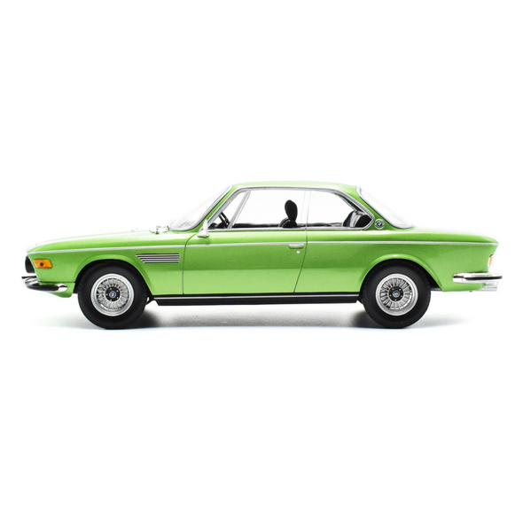 1971 BMW 3.0 CSi Green Metallic Limited Edition to 506 pieces Worldwide 1/18 Diecast Model Car by Minichamps
