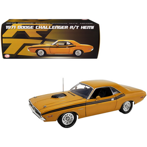 1971 Dodge Challenger R/T Hemi Butterscotch Orange Limited Edition 1/18 Diecast Model Car by ACME
