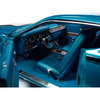 1971 Dodge Charger R/T 426 Hemi Blue Metallic 1/18 Diecast Model Car by Auto World