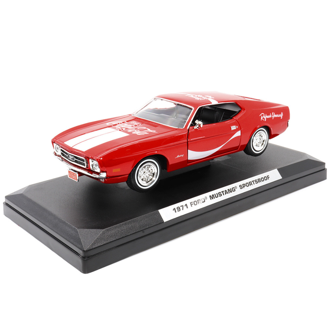 1971-ford-mustang-sportsroof-coca-cola-1-24-diecast-model-car-by-motor-city-classics