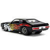 1971-pontiac-gto-black-with-flames-1-24-diecast-model-car-by-jada