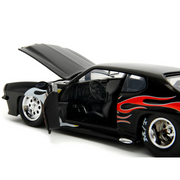 1971-pontiac-gto-black-with-flames-1-24-diecast-model-car-by-jada