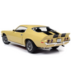 1972 Chevrolet Camaro RS Z28 Cream Yellow 1/18 Diecast Model Car by Auto World