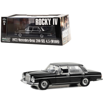 1972 Mercedes-Benz 280 SEL 4.5 (W108) "Rocky IV" (1985) 1/43 Diecast Model Car by Greenlight